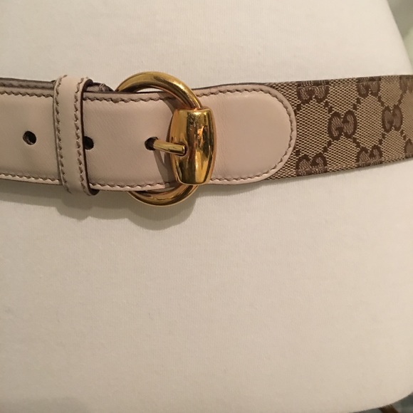 gucci monogram belt